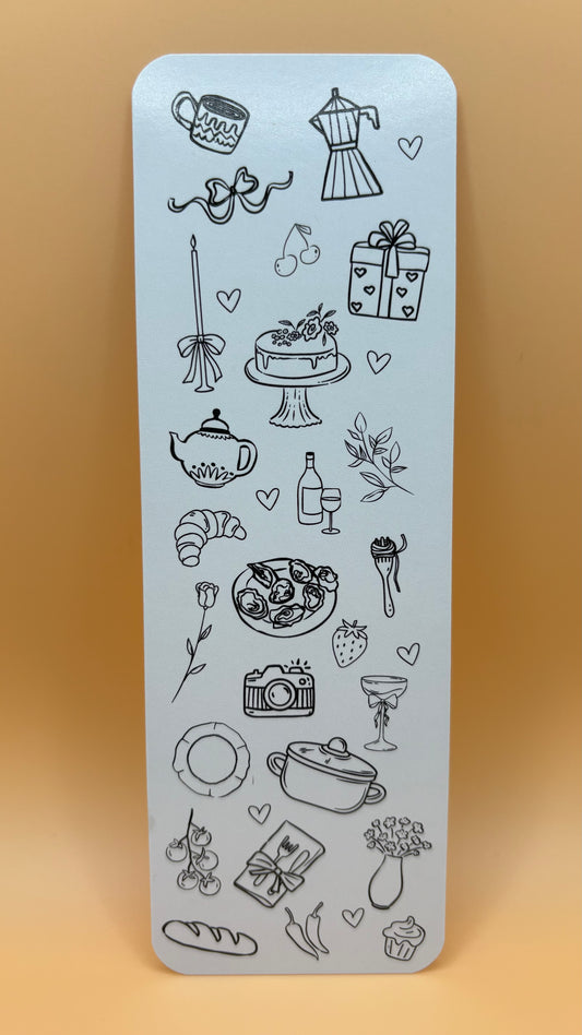 Dinner Party Bookmark